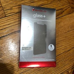Glass shield for iPhone XR